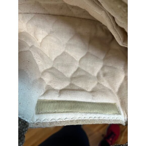 Timeless Treasures Bag Women S Tan Tapestry Bunny Embroidery Granny Handmade 80s - Picture 9 of 11